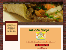 Tablet Screenshot of mexicoviejocarlsbad.com